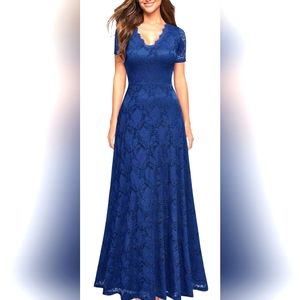 REPHYLLIS Formal Dress for Ladies Bridesmaid Wedding Long Dress Size:Medium